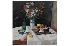 Untitled by Robert Kelsey, oil on canvas, offered Nov 2021