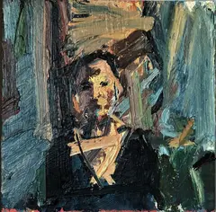 Untitled by Peter Clossick, oil on canvas, offered Nov 2021