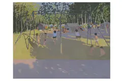 Untitled by Andrew Macara, oil on canvas, offered Nov 2021