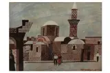 Untitled by Alfred Daniels, acrylic on board, offered Nov 2021