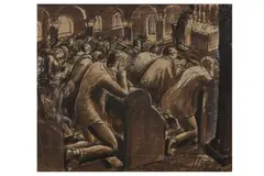 Untitled by Dora Carrington, ink and coloured, offered Nov 2021