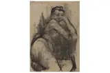 R.a. (1931-1979) by Sheila Fell, charcoal, offered Nov 2021