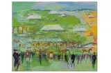 Untitled by Terrence Gilbert, oil on board, offered Nov 2021