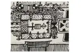 R.a. (1920-2014) by Alan Davie, ink, offered Nov 2021