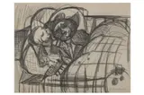 Untitled by Jacob Bornfriend, pencil, offered Nov 2021