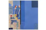 Untitled by Theodore Mendez, oil and collage on canvas, offered Nov 2021