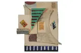 Untitled by Geoffrey Rigden, oil and collage on board, offered Nov 2021