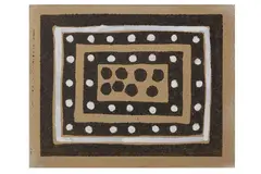 Untitled by Brian Rice, gouache and metallic, offered Nov 2021