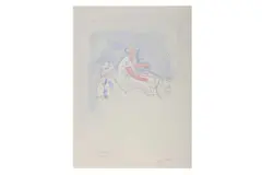 Untitled by Clive Barker, pencil and watercolour, offered Nov 2021