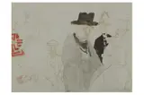 R.a. (1907-1989) by Feliks Topolski, ink, offered Nov 2021
