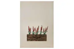R.a. (1935-2015) by Ivor Abrahams, screenprint, offered Nov 2021