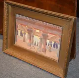 Orientalist interior Watercolour Signed, lower right 27 x 47cm (10 5/8 x 18 1/2in.) by J England, Watercolour, offered Aug 2017