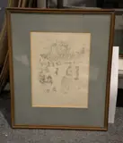 Les bonnes du Luxumbourg by James MacNeill Whistler, Lithograph, sold Aug 2017