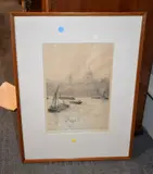 Untitled by William Lionel Wyllie, Etching, sold Aug 2017