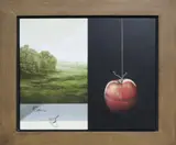 Hung, Drawn and Quartered III by Alan Macdonald, oil on panel, sold Aug 2020
