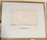 An Essex Creek by Arthur Briscoe, watercolour, sold Aug 2020