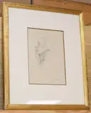 Portrait of Winifred Knights c.1923 by Walter Thomas Monnington, pencil on paper, sold Aug 2020