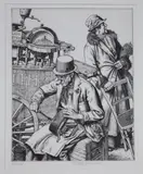 The Old Tinker by Stanley Anderson, engraving, sold Aug 2020