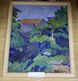Blackheath 1967 by Fyffe Christie, oil on board, sold Aug 2020