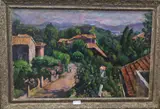 La Napoule, Alps Maritimes by Arthur Forbes Dalrymple, oil on canvas, sold Aug 2020