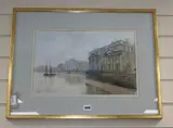 Royal Naval College, Greenwich by Grenville George Cottingham, watercolour, sold Aug 2020