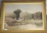 Near Littlehampton by Albert Edward Bowers, watercolour, sold Aug 2020