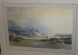 Coastal scenes, largest 36 x 54cm, unframed by Dennis John Hanceri, watercolor, sold Aug 2020