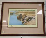 The Crossing by David Shepherd, print, offered Aug 2020