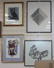 Le Petit Hibou by Bernard Buffet, lithograph, sold Aug 2020