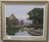 Evening Calm by Willem Jacobus Alberts, oil on canvas, sold Jul 2020