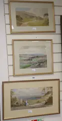 Helen's Bay by Joseph William Carey, 1925, watercolor, sold Jul 2020