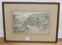 Near Ingleton by Amos Green, watercolour, sold Jul 2020