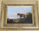 Waiting for his Master by John Duval, oil on panel, sold Jul 2020