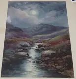 Millers Dale, Chee Tor by Joseph Halford Ross, watercolor, sold Jul 2020