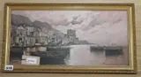 Coastal scene, Naples by Riccardo Colucci, oil on canvas, offered Jul 2020