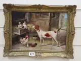 Motherly Love by Karl Lindner, oil on panel, sold Jul 2020