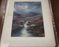 Millers Dale, Chee Tor by Joseph Halford Ross, watercolor, offered Jul 2020