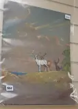 New Forest - The White Buck in the Open by Allen William Seaby, mixed media on linen, sold Jul 2020