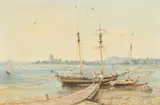 Christ Church by Admiral Sir Charles Burrard, watercolour, offered Aug 2021