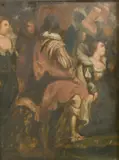 Belgium, the coronation of Elizabeth the Queen of England by Nicaise de Keyser, oil on panel, offered Jun 2021