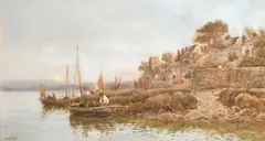 Appledore, North Devon by Walter Stuart Lloyd, watercolour, sold Jun 2021
