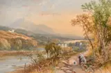 Each by James Burrell Smith, watercolour, sold Jun 2021