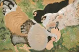 Trois Poules by Georges Henri Manzana Pissarro, print (other), sold Jun 2021