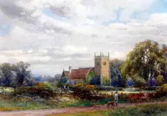 Chellaston Church, Derby by Frank Gresley, offered Jun 2012