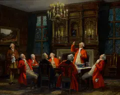 'The Toast' by Frank Moss Bennett, sold Jun 2012