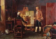 The Artist's Studio, by Edwin Hughes, sold Jun 2012