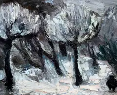 'Snow Scene' by Theodore Major, sold Jun 2012