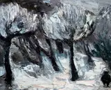 'Snow Scene' by Theodore Major, sold Jun 2012