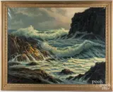 titled Maine by John Vignari, oil on canvas, offered Jan 2018