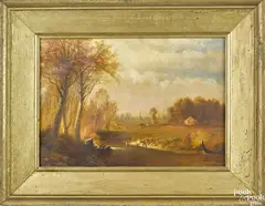 titled Near Walden Massachusetts by Robert Decker, oil on canvas, offered Jan 2018